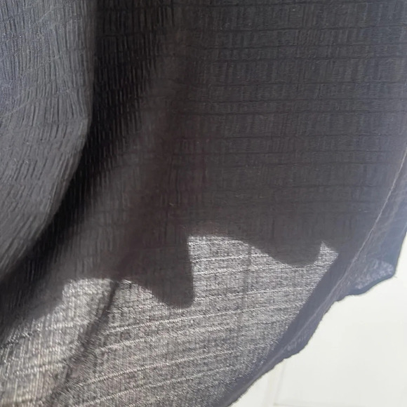 BB Dakota Steve Madden Womens Dress Black Stretch Mini V Neck Puff sz M - Picture 16 of 16